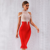 Off-Shoulder Feather Mini Dress - NOIRPYJAMA